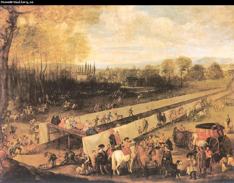 Mazo, Juan Bautista The Hunting Party at Aranjuez